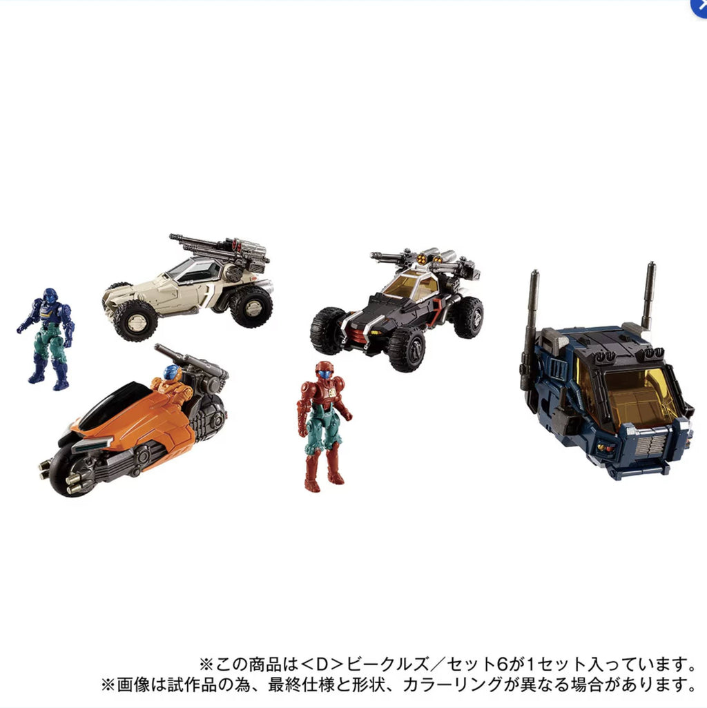 Takaratomy Diaclone Reboot D-06  D  VEHICLES SET 6
