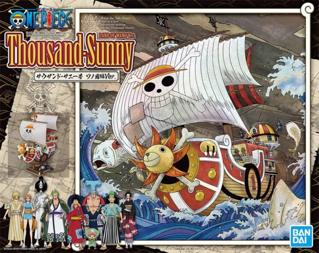 Bandai Plamo ONE PIECE THOUSAND SUNNY LAND OF WANO 25 cm