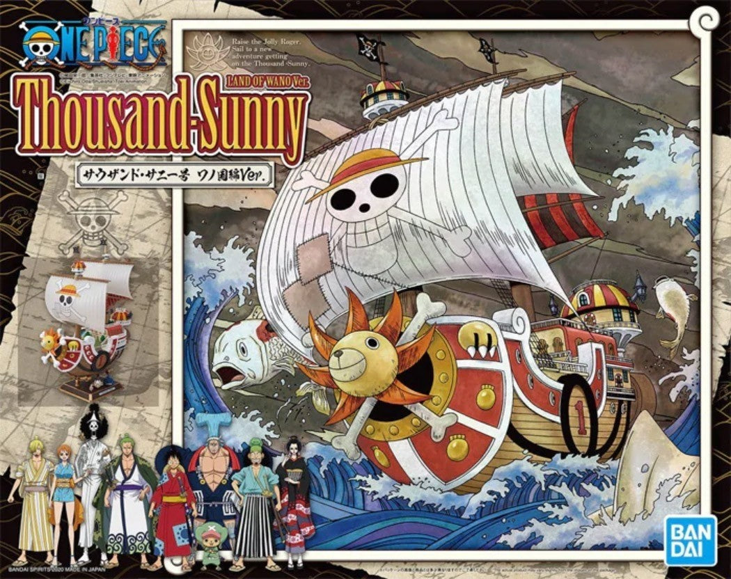 Bandai Plamo ONE PIECE THOUSAND SUNNY LAND OF WANO 25 cm