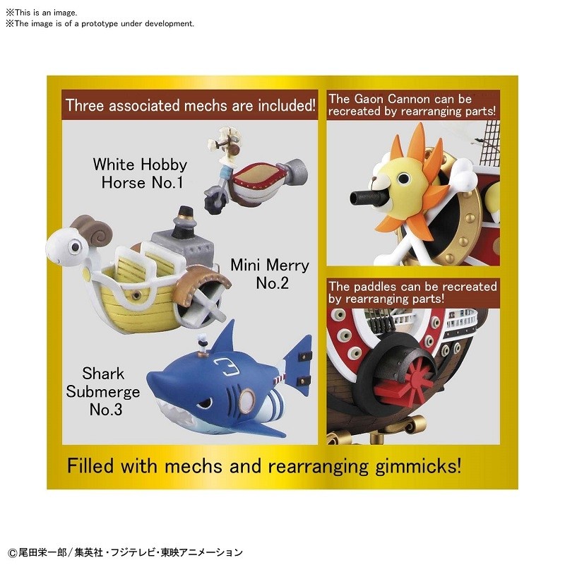 Bandai Plamo ONE PIECE THOUSAND SUNNY LAND OF WANO 25 cm