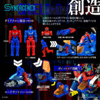 Takaratomy SYNERGENEX SERIES Transformers x Diaclone x Zoids – SHIELD-D-PRIME(Scatola Danneggiata)