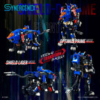 Takaratomy SYNERGENEX SERIES Transformers x Diaclone x Zoids – SHIELD-D-PRIME(Scatola Danneggiata)