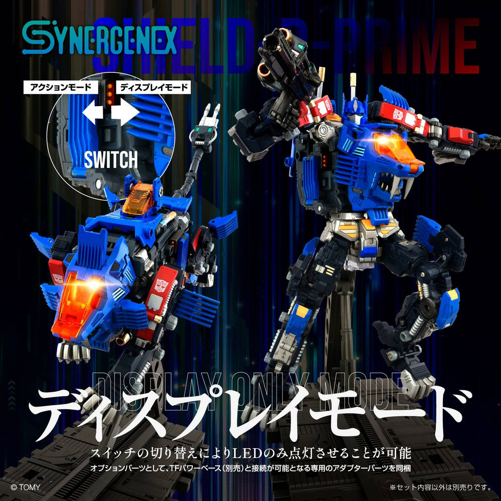 Takaratomy SYNERGENEX SERIES Transformers x Diaclone x Zoids – SHIELD-D-PRIME(Scatola Danneggiata)