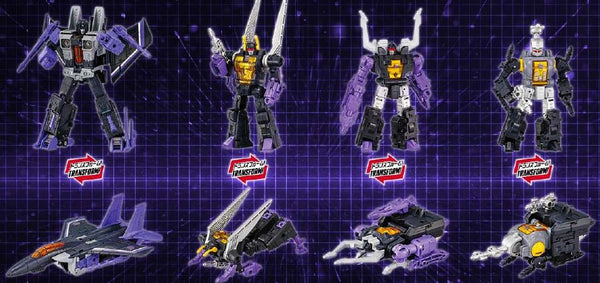 Takaratomy Transformers Dramatic Capture Series - Decepticons Part 2(Scatola Danneggiata)