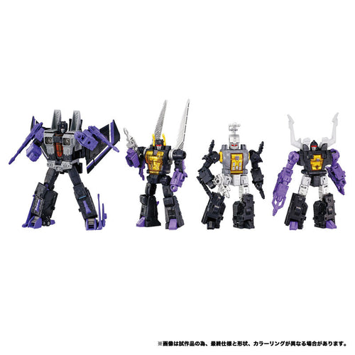 Takaratomy Transformers Dramatic Capture Series - Decepticons Part 2(Scatola Danneggiata)
