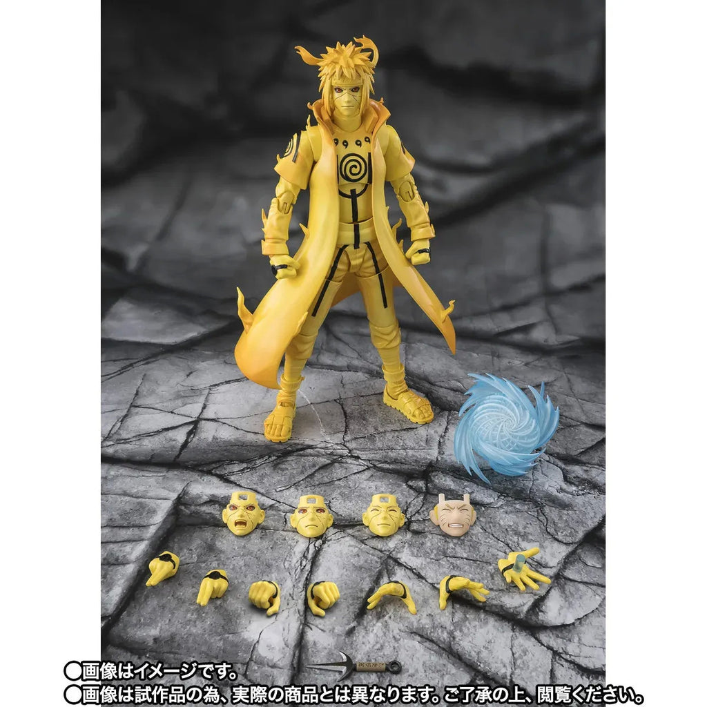 Bandai S.H.Figuarts Naruto Minato Namikaze Kurama Link Bond Of Light