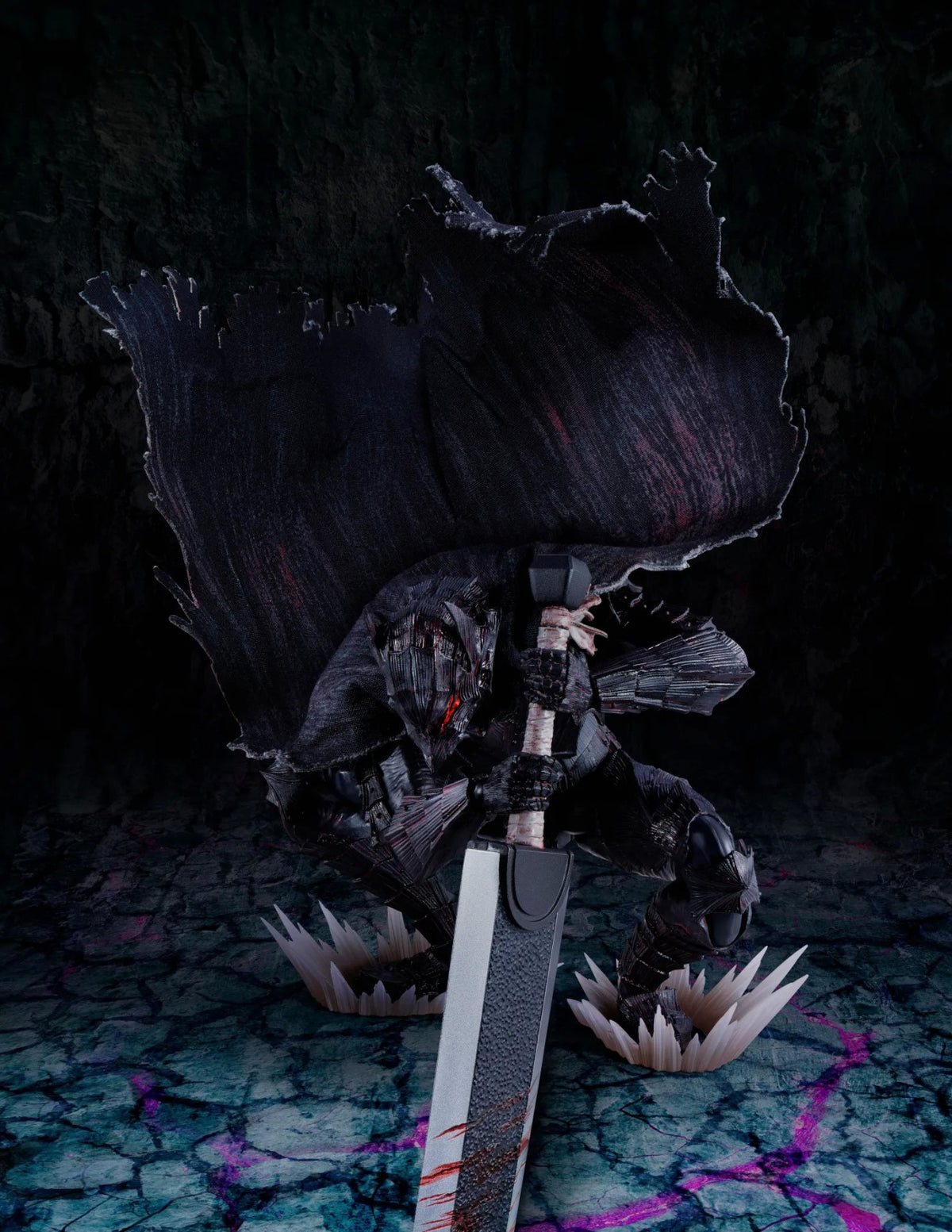 Bandai S.H.Figuarts Berserk Guts Berserker Armor Heat Of Passion Battle Version