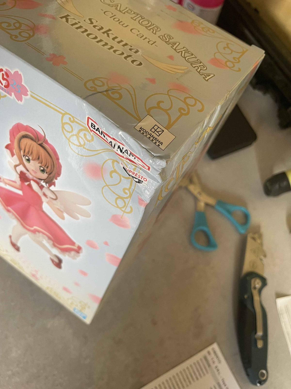 Banpresto Card Captor Sakura Sakura Kinomoto "Clow Card"(Scatola Danneggiata)