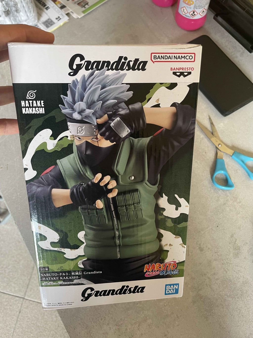 Banpresto Grandista Naruto Shippuden Hatake Kakashi(Scatola Danneggiata)