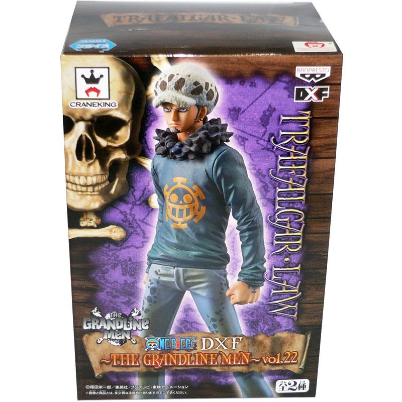 Banpresto One Piece DXF The Grandline Men Vol.22 Trafalgar Law(Scatola Aperta)