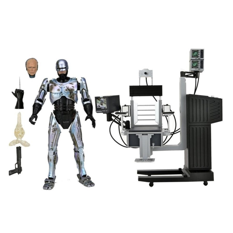 Neca Robocop Battle Damaged with Chair
