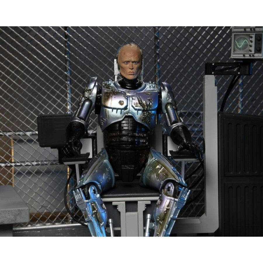 Neca Robocop Battle Damaged with Chair