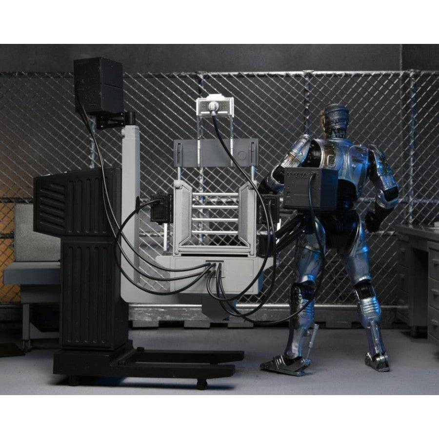 Neca Robocop Battle Damaged with Chair