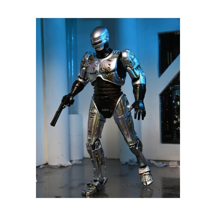 Neca Robocop Battle Damaged with Chair