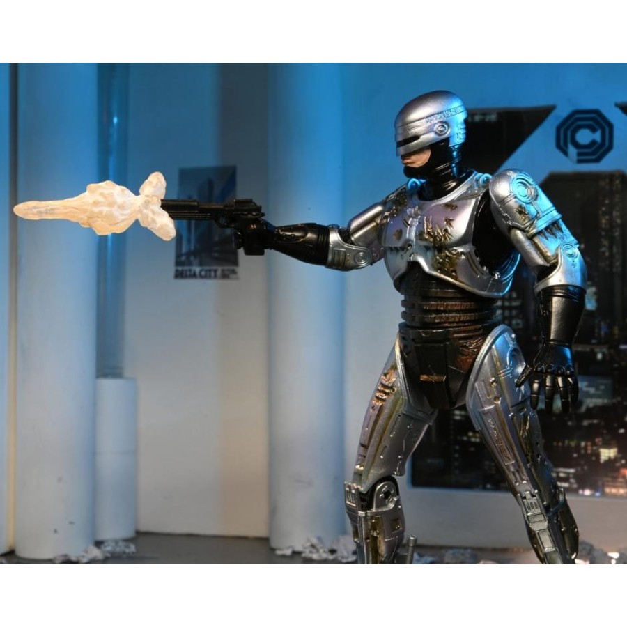 Neca Robocop Battle Damaged with Chair