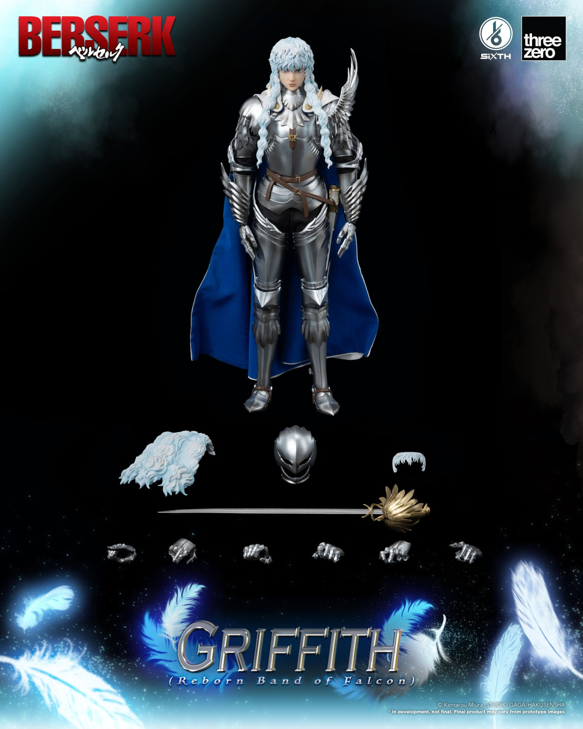 Threezero BERSERK - 1/6 Griffith (Reborn Band of Falcon)