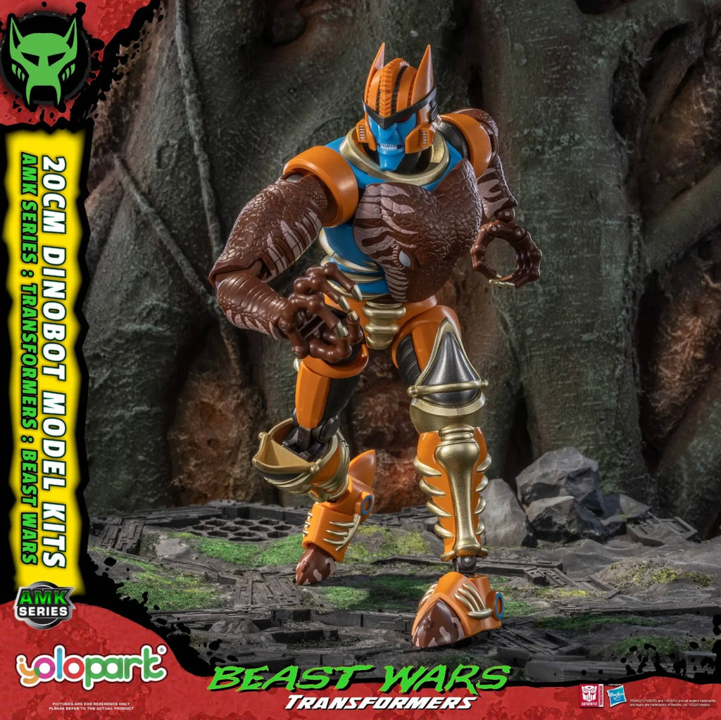 Yolopark Transformers Beast Wars Amk Dinobot Model Kit