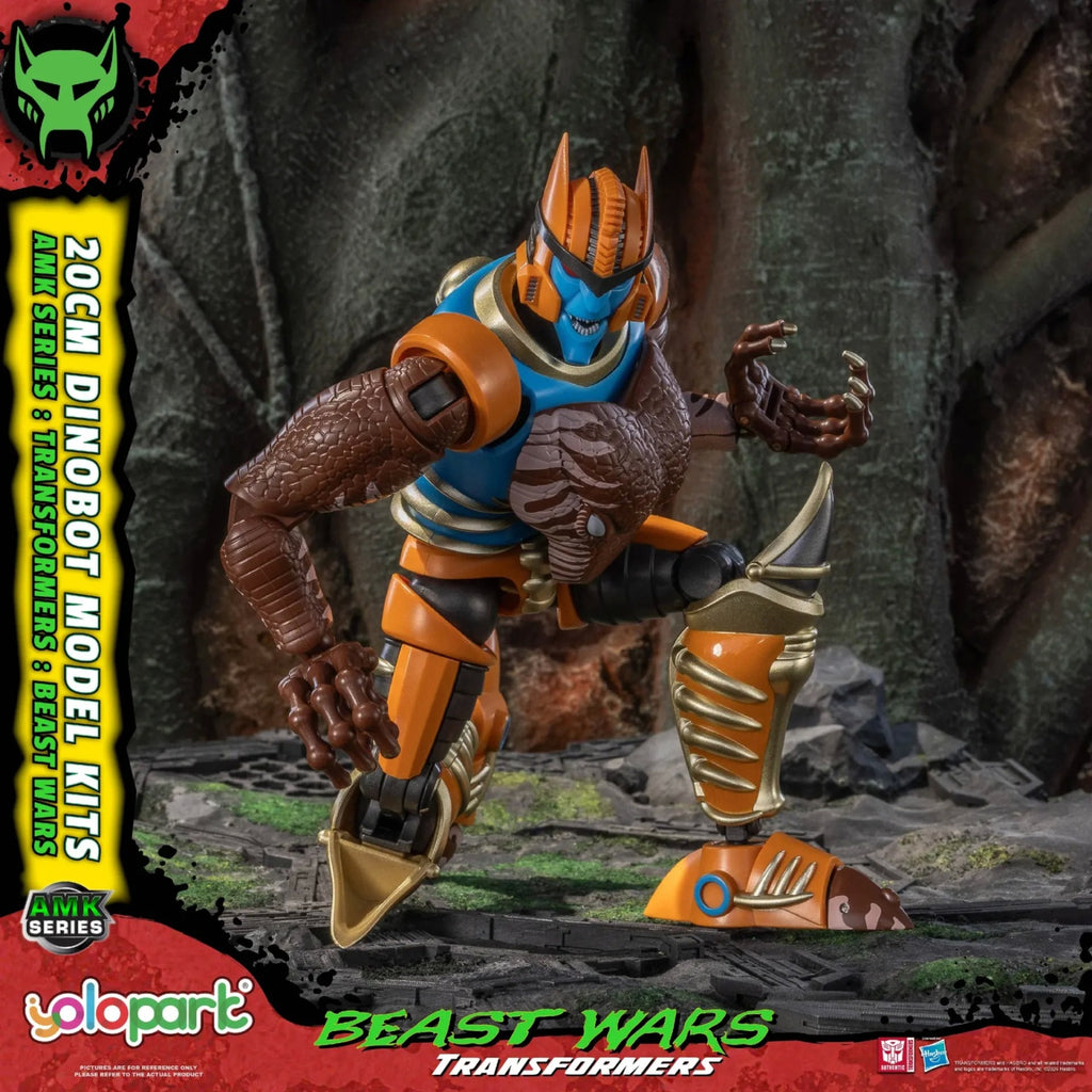 Yolopark Transformers Beast Wars Amk Dinobot Model Kit