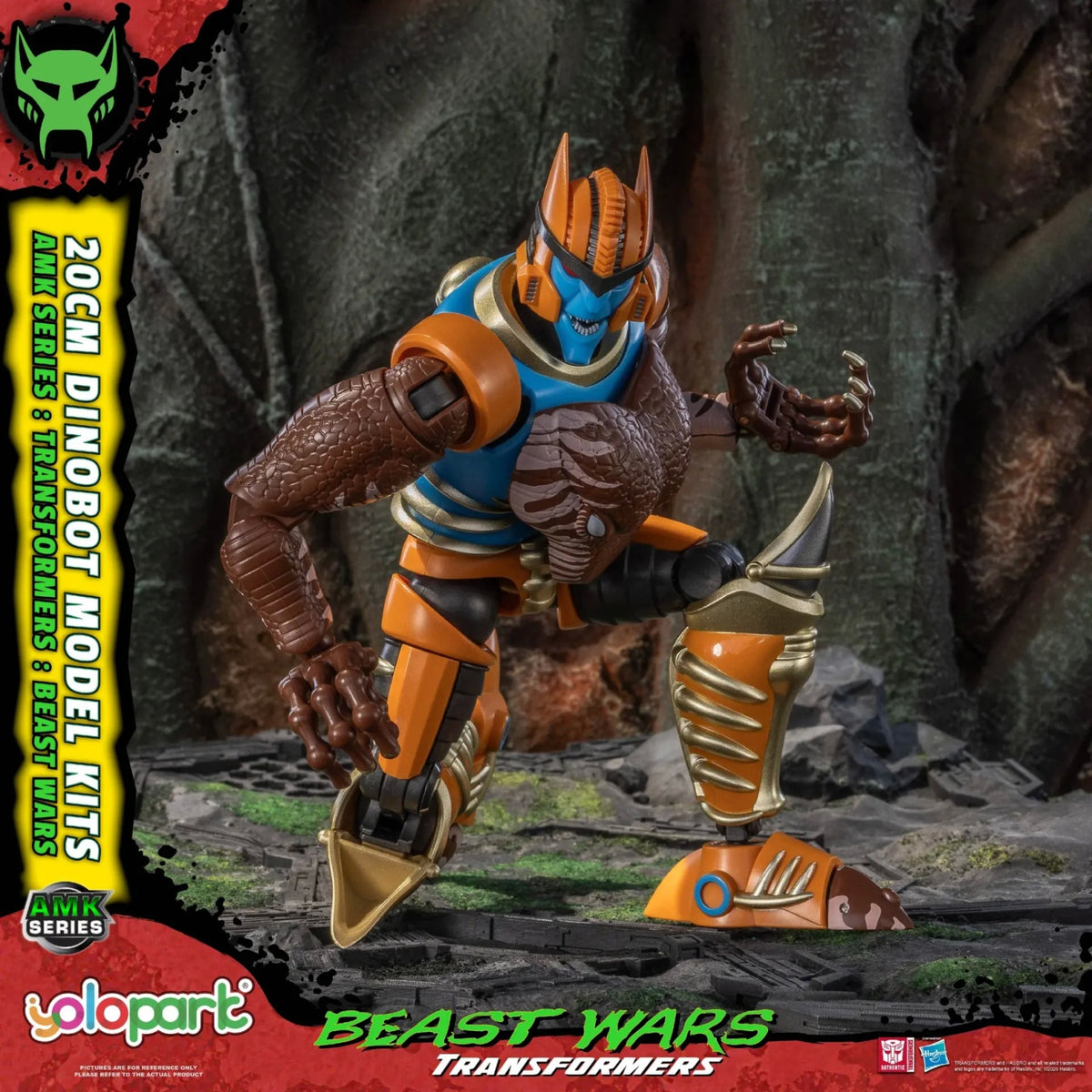 Yolopark Transformers Beast Wars Amk Dinobot Model Kit