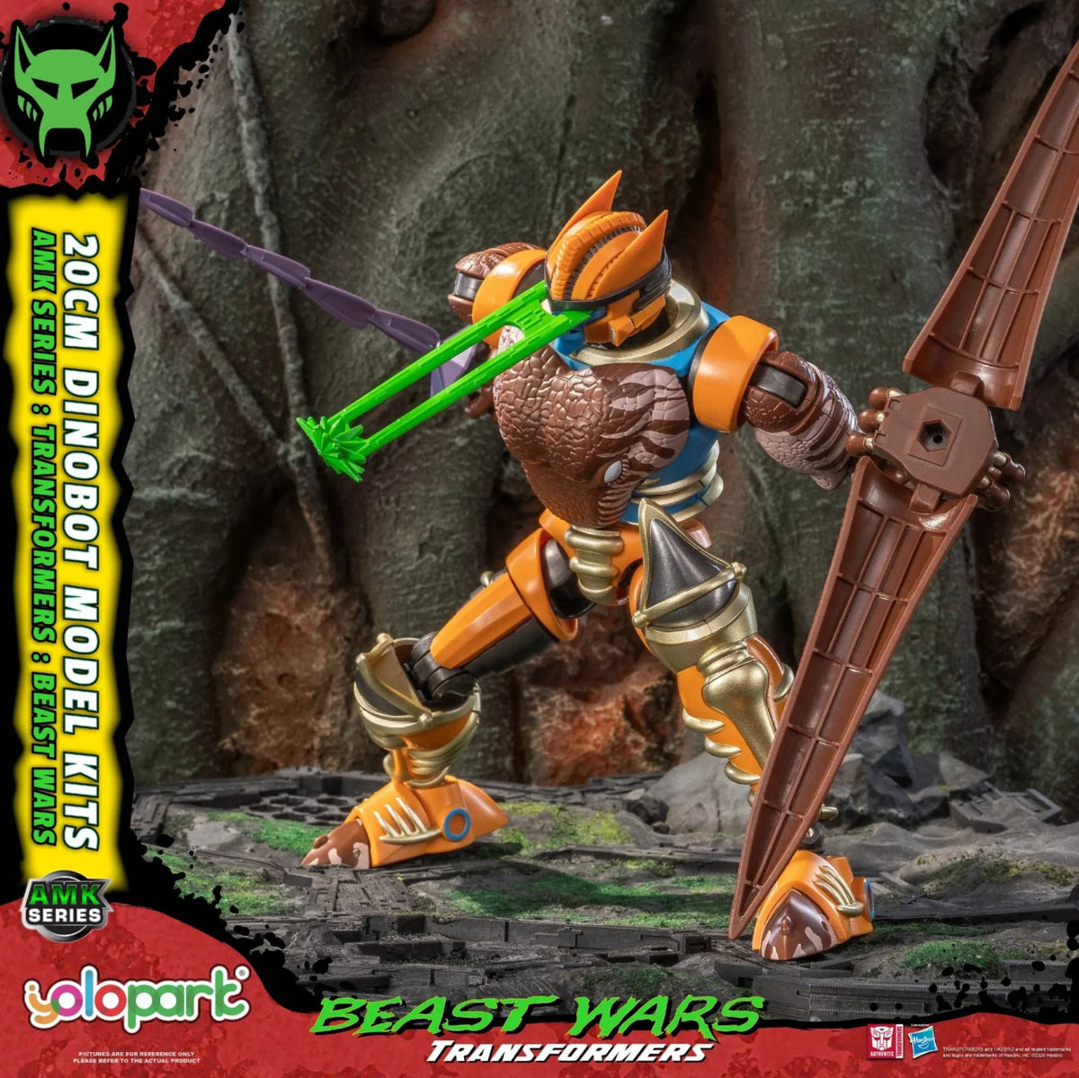 Yolopark Transformers Beast Wars Amk Dinobot Model Kit