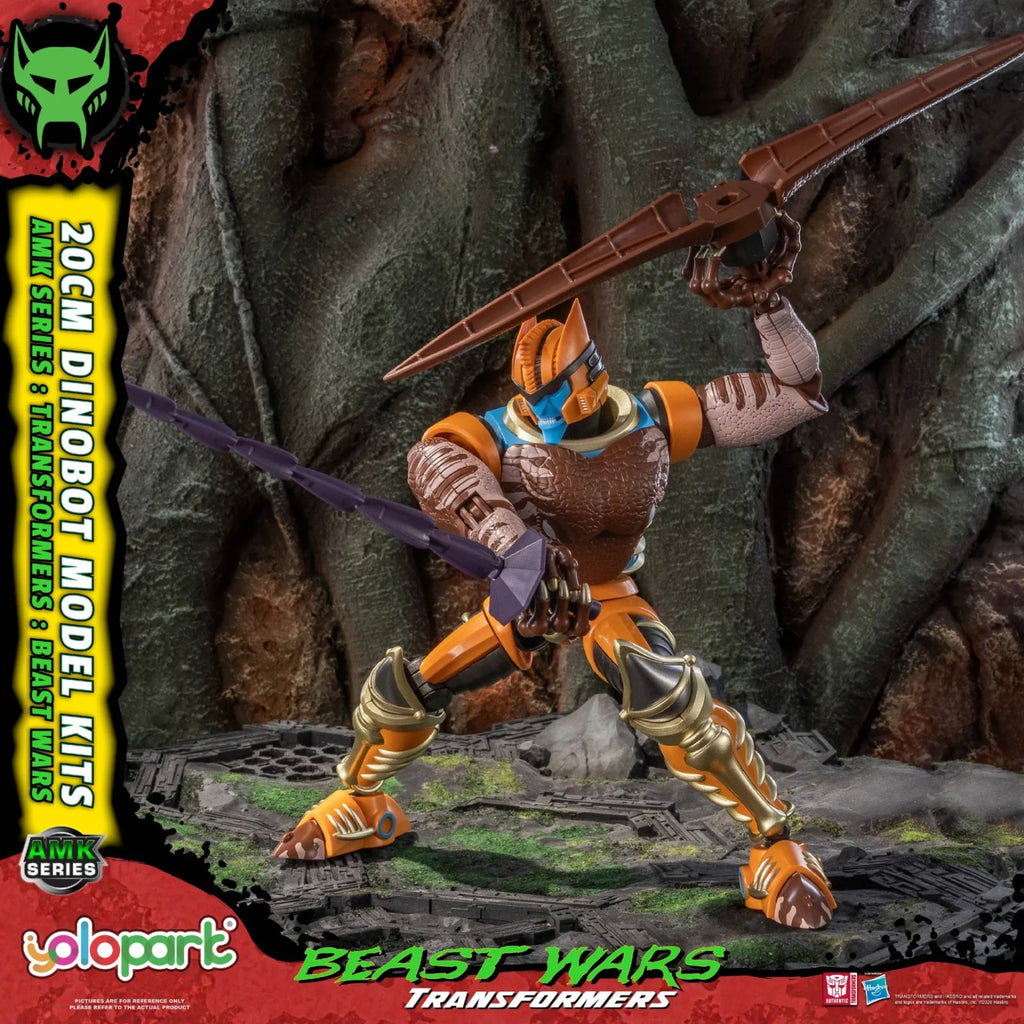 Yolopark Transformers Beast Wars Amk Dinobot Model Kit