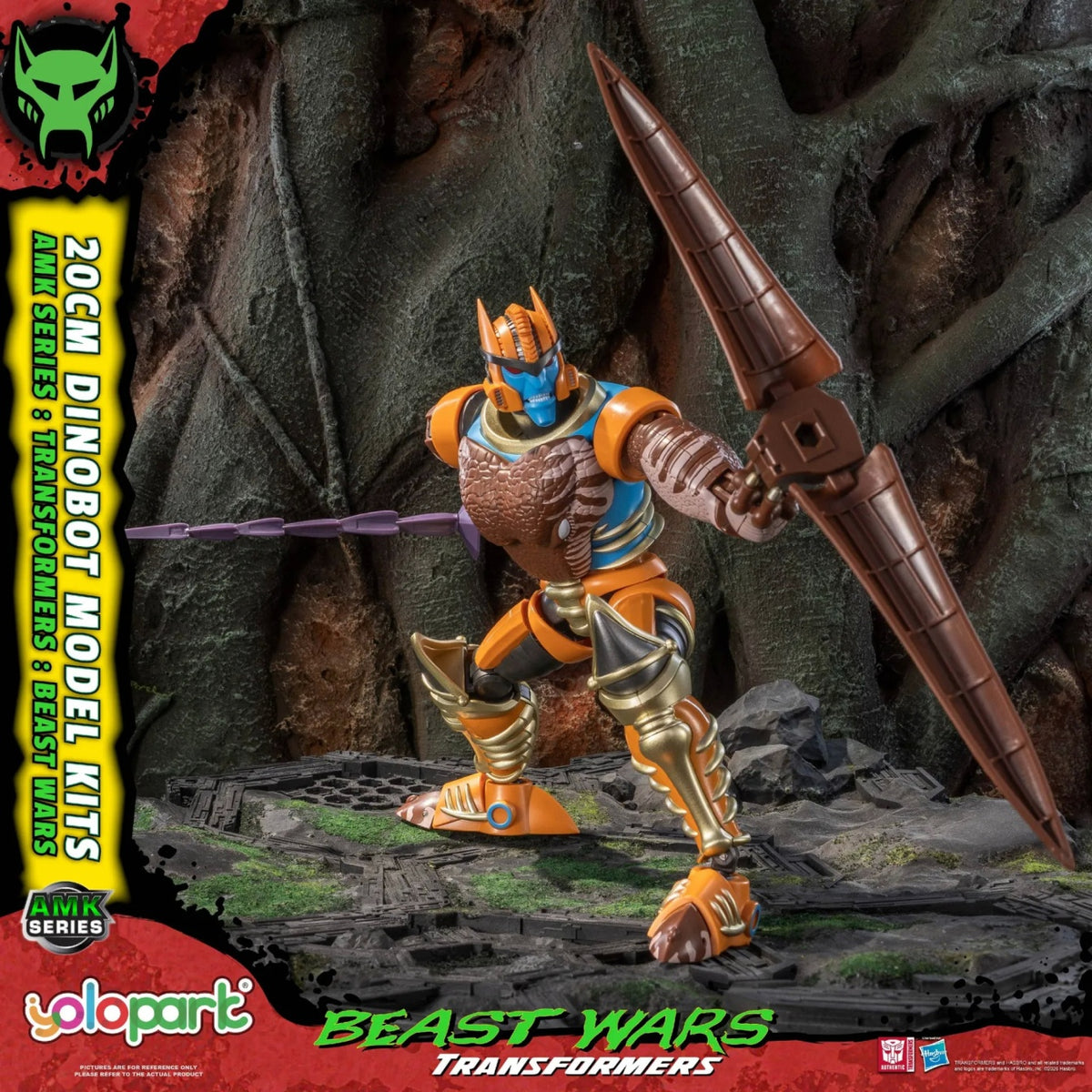 Yolopark Transformers Beast Wars Amk Dinobot Model Kit