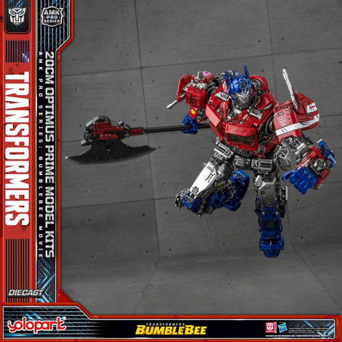 Yolopark Transformers Bumblebee Movie Optimus Prime Earth Mode Amk Pro Model Kit