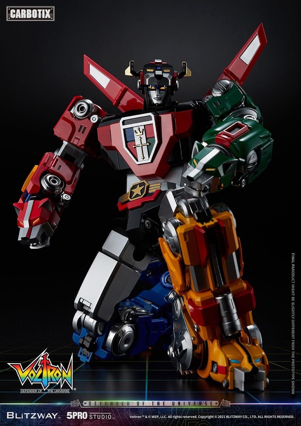 5Pro Studio x Blitzway Carbotix Golion/Voltron