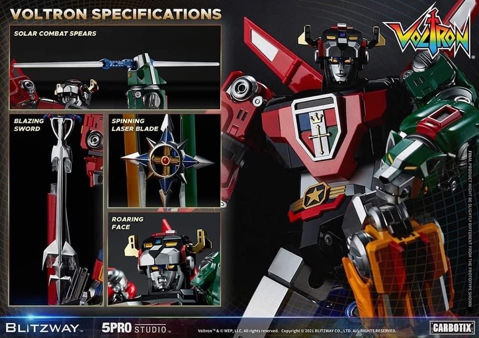 5Pro Studio x Blitzway Carbotix Golion/Voltron