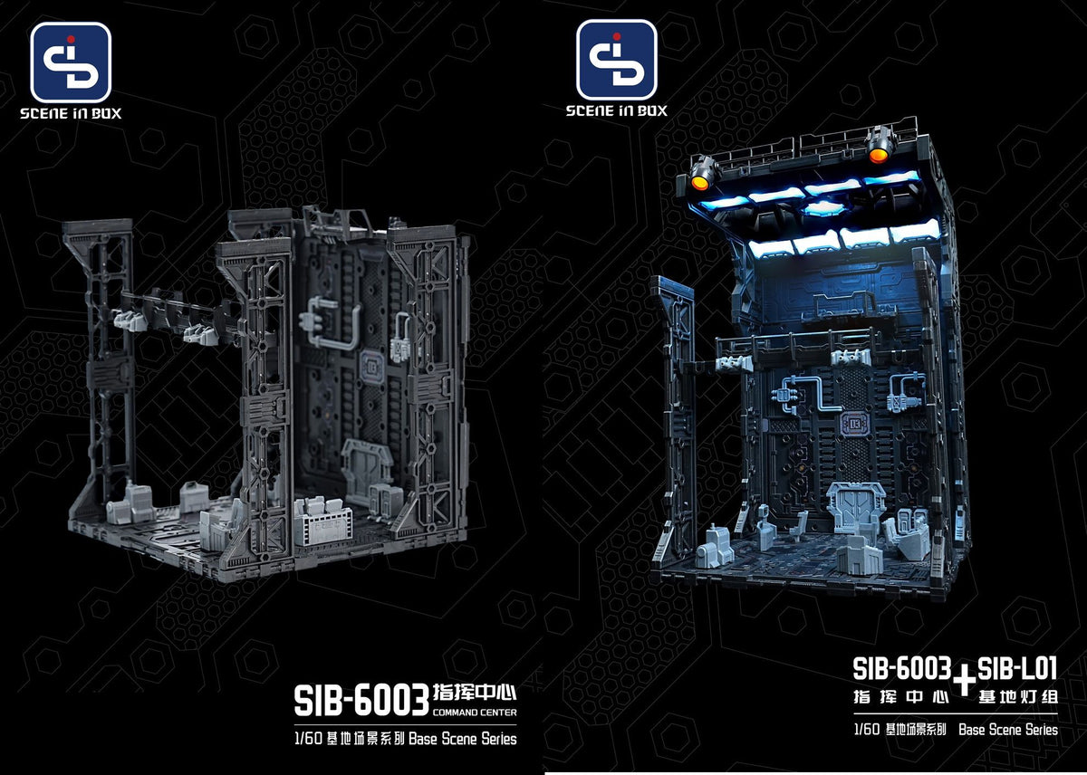 Fresh Retro Diorama Base SIB-6003 Command Center + SIB-L01 Lighting System