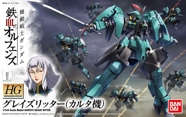 Bandai Gunpla High Grade HG 1/144 Graze Ritter Carta Custom