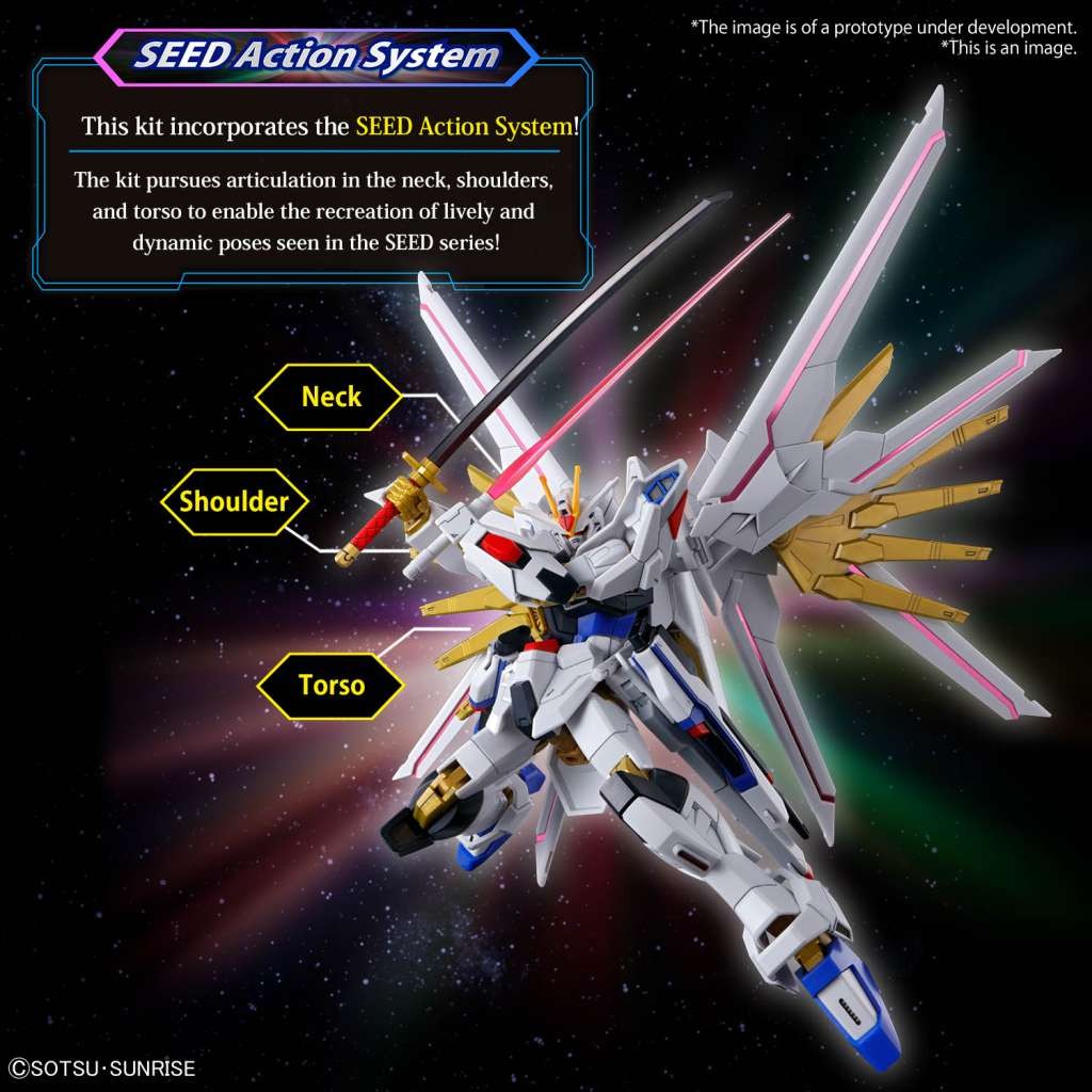 Bandai Gunpla High Grade HGCE 1/144 Gundam Mighty Strike Freedom