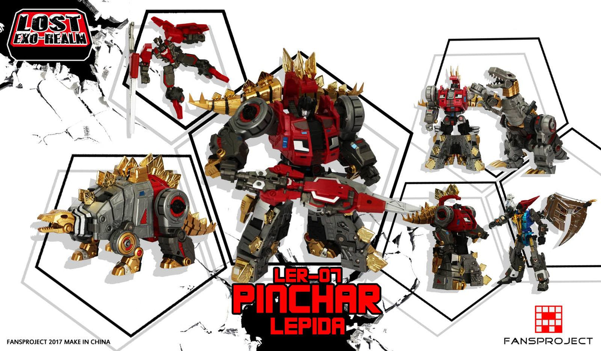 Transformers 3D Party Fansproject Lost Exo Realm LER-01/02/03/04/05/06/07 Complete Set
