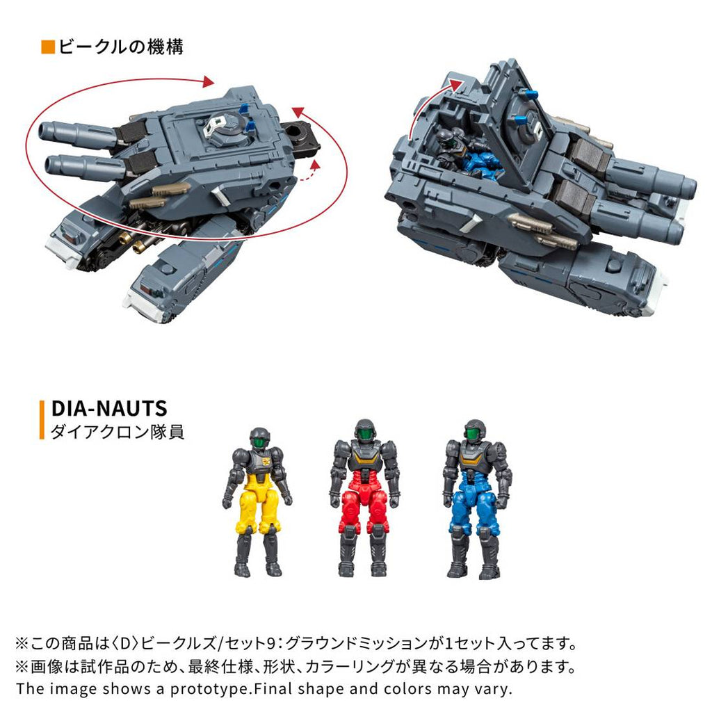 Takaratomy Diaclone Reboot - (D) Vehicles Set 9: Ground Mission