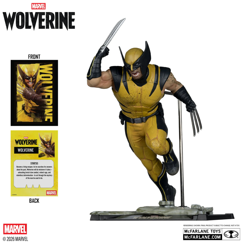 McFarlane Toys Marvel Games Collection 1:10 Wolverine