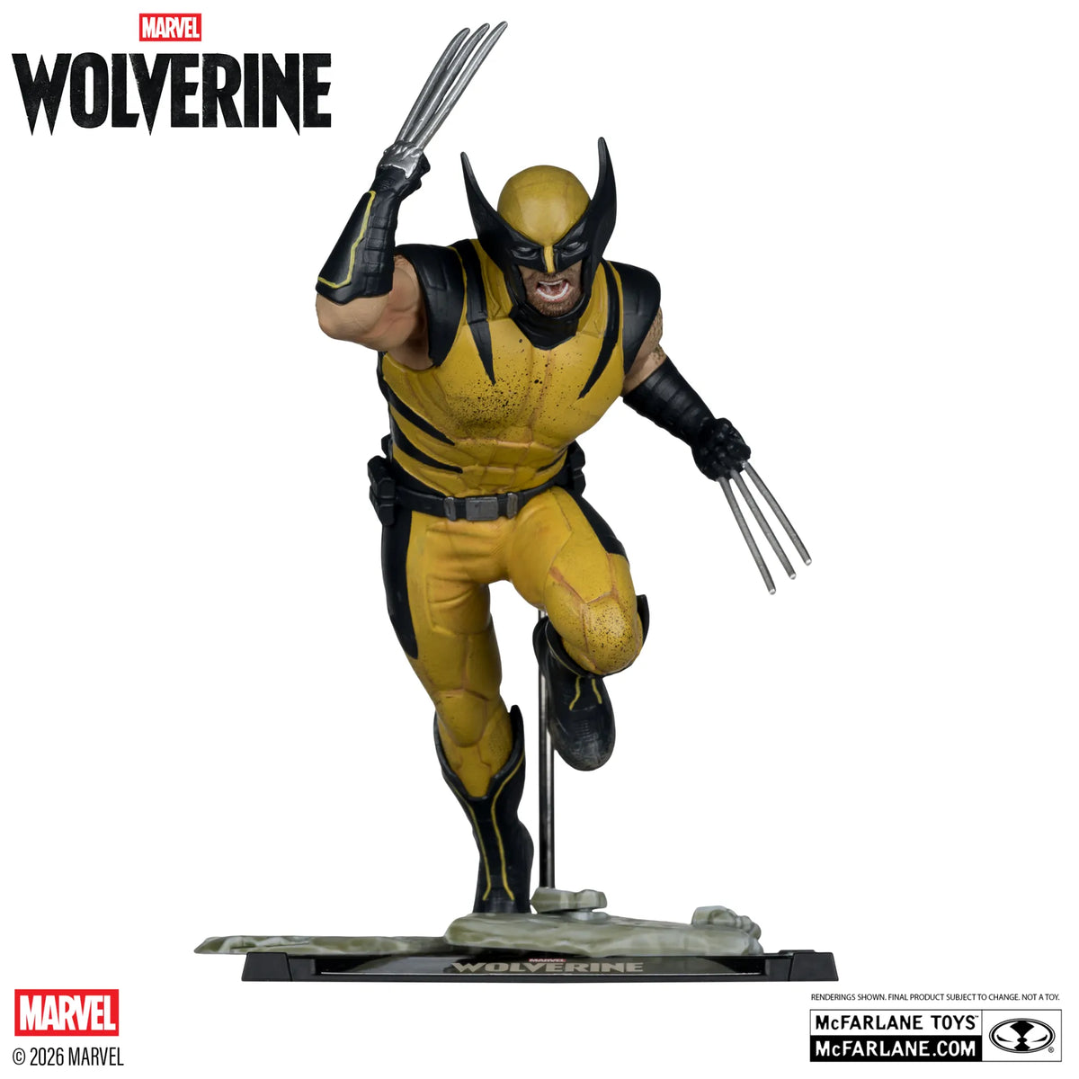 McFarlane Toys Marvel Games Collection 1:10 Wolverine