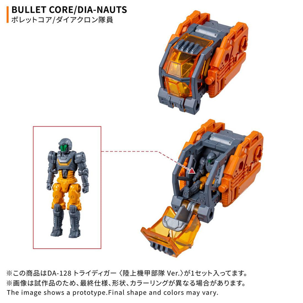 Takaratomy Diaclone Reboot DA-128 Tridigger Armored Ground Unit Ver.