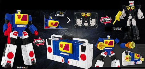 Takaratomy Transformers Masterpiece MPG-27 - Twincast & Rewind