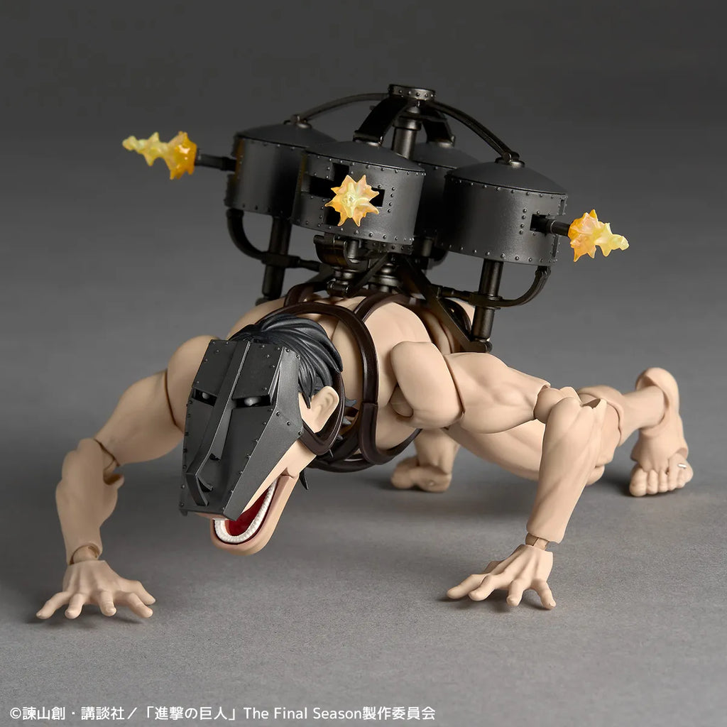 Kaiyodo Revoltech Amazing Yamaguchi Attack On Titan Cart Titan