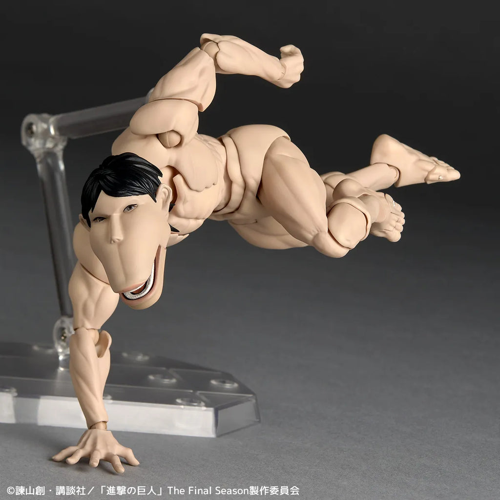 Kaiyodo Revoltech Amazing Yamaguchi Attack On Titan Cart Titan