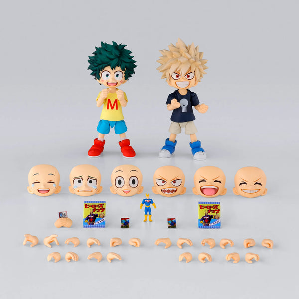 Bandai S.H.figuarts My Hero Academia Izuku Midoriya & Katsuki Bakugo Childhood Set