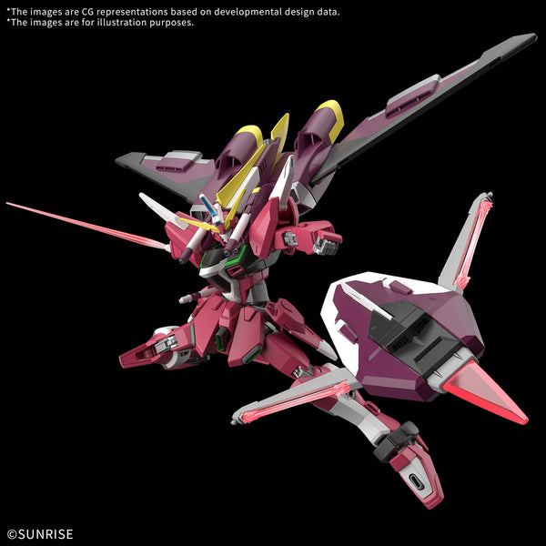 Bandai Gunpla High Grade Gundam Seed Freedom Zero HGCE 1/144 Gundam Infinite Justice & Booster Unit