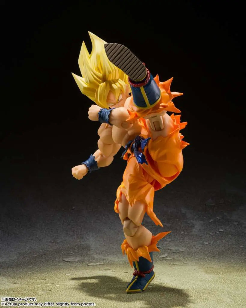 Bandai S.H.figuarts Dragon Ball Z Son Goku Legendary Super Saiyan(Loose Senza Scatola)