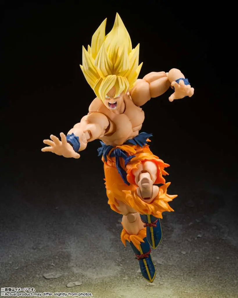 Bandai S.H.figuarts Dragon Ball Z Son Goku Legendary Super Saiyan(Loose Senza Scatola)