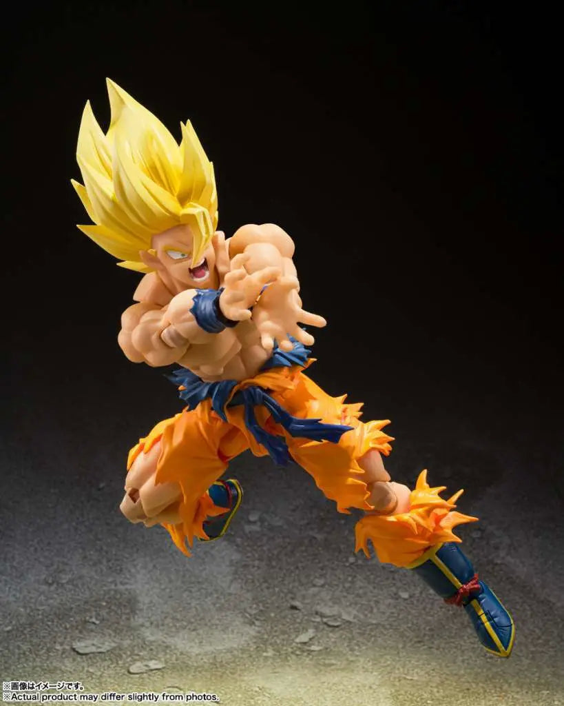 Bandai S.H.figuarts Dragon Ball Z Son Goku Legendary Super Saiyan(Loose Senza Scatola)