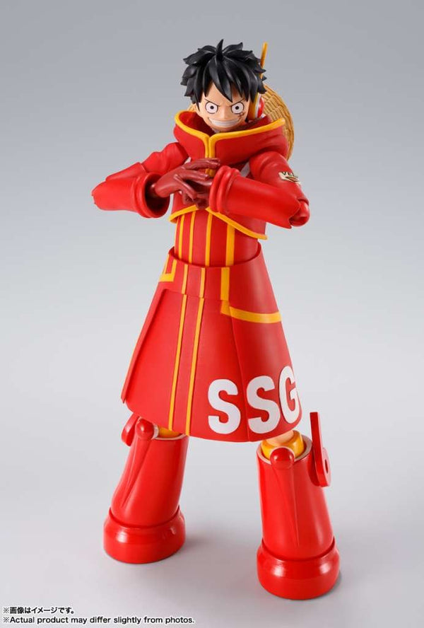 Bandai S.H.Figuarts One Piece Monkey D. Luffy Future Island Egghead(Con Difetto)