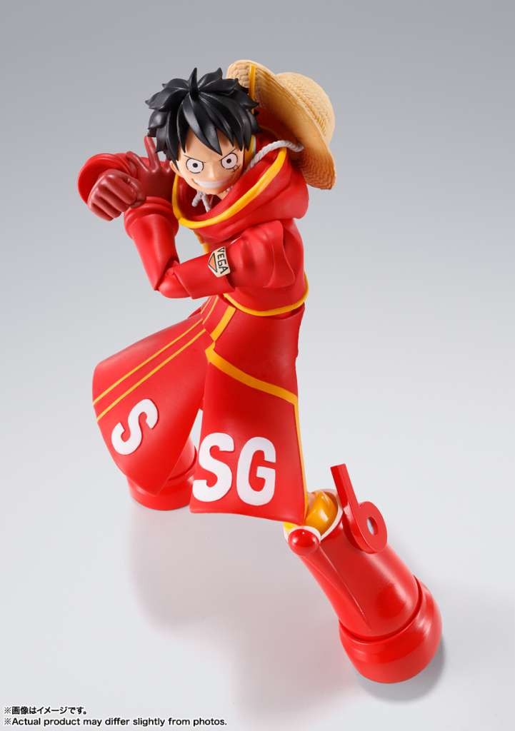 Bandai S.H.Figuarts One Piece Monkey D. Luffy Future Island Egghead(Con Difetto)