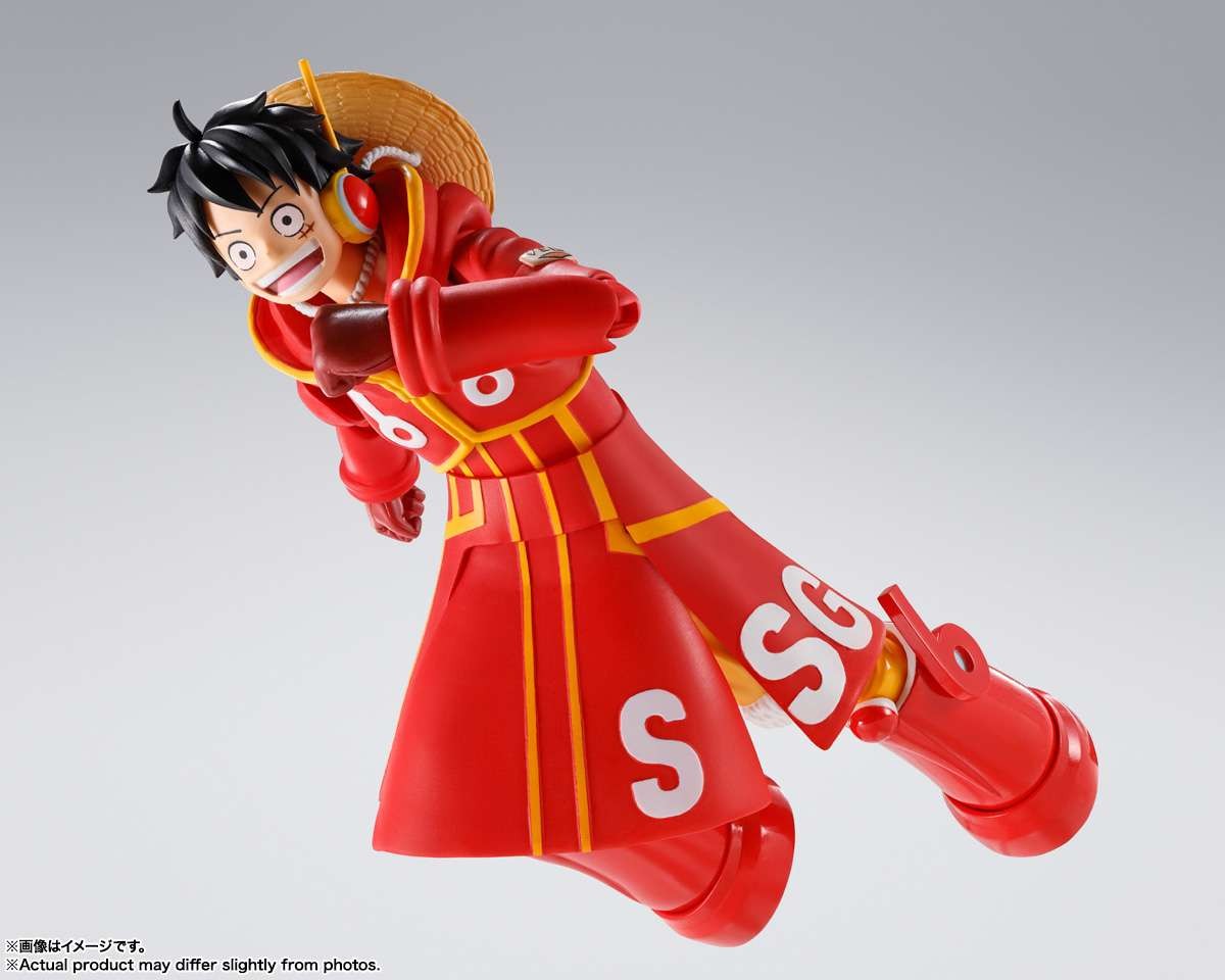 Bandai S.H.Figuarts One Piece Monkey D. Luffy Future Island Egghead(Con Difetto)