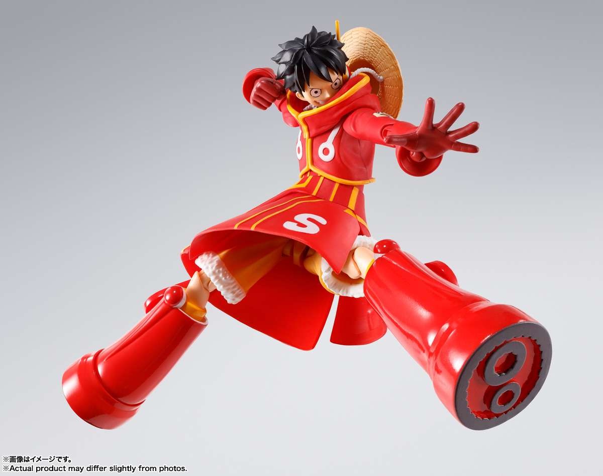 Bandai S.H.Figuarts One Piece Monkey D. Luffy Future Island Egghead(Con Difetto)