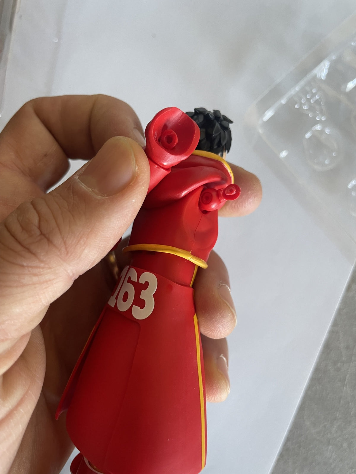 Bandai S.H.Figuarts One Piece Monkey D. Luffy Future Island Egghead(Con Difetto)